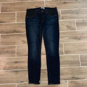 Paige side panel Transcend Verdugo MATERNITY skinny jeans size 30